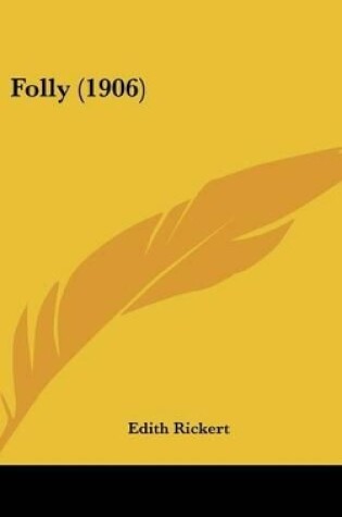 Cover of Folly (1906)