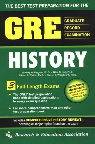 Cover of Graduate Record Examination History