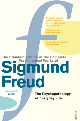 Cover of The Complete Psychological Works of Sigmund Freud, Volume 6