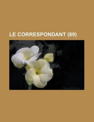 Book cover for Le Correspondant (89)