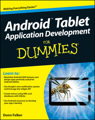 Book cover for Android Tablet Application Development For Dummies