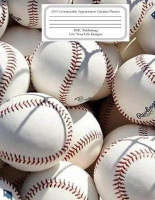 Book cover for Appointment Calendar Planner Baseball 2019