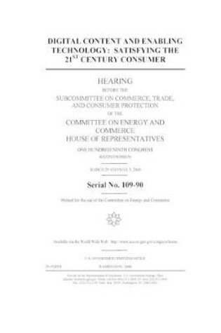 Cover of Digital content and enabling technology