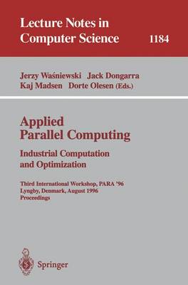 Book cover for Applied Parallel Computing. Industrial Computation and Optimization