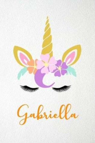 Cover of Gabriella A5 Lined Notebook 110 Pages