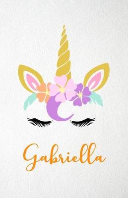 Book cover for Gabriella A5 Lined Notebook 110 Pages