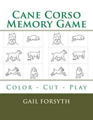 Book cover for Cane Corso Memory Game