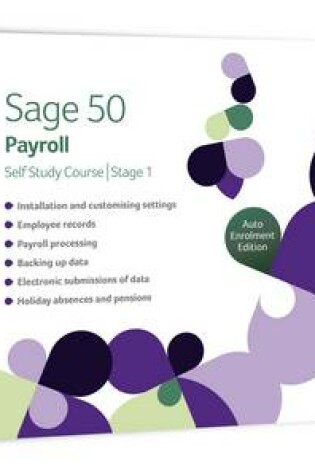 Cover of Sage 50 Payroll V20.01 Stage 1 Workbooks