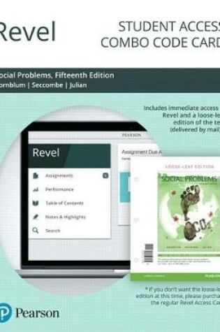 Cover of Revel for Social Problems -- Combo Access Card