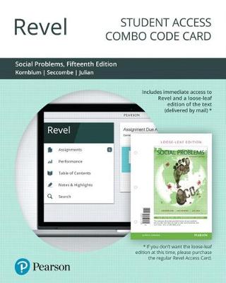 Book cover for Revel for Social Problems -- Combo Access Card