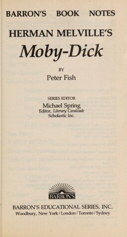 Book cover for "Moby Dick"