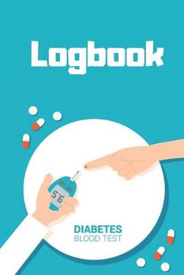 Book cover for Logbook Diabetes Blood Test