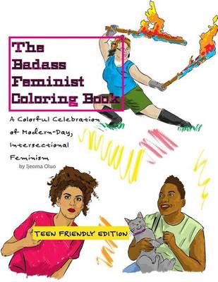 Book cover for The Badass Feminist Coloring Book