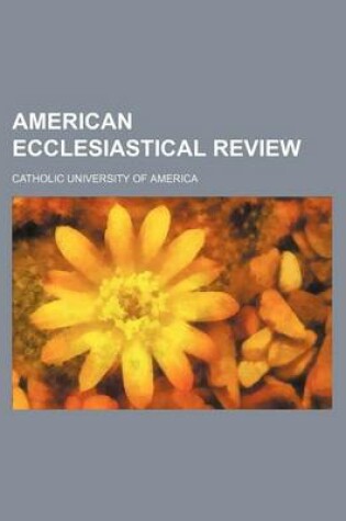 Cover of American Ecclesiastical Review