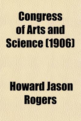 Book cover for Congress of Arts and Science Volume 4; Universal Exposition, St. Louis, 1904