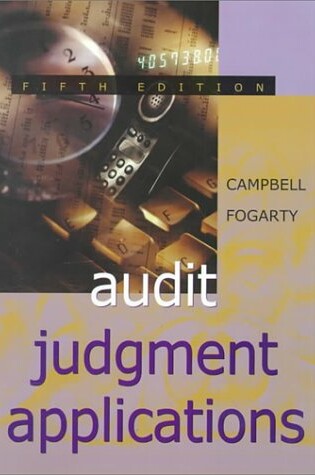 Cover of Audit Judgement Applications