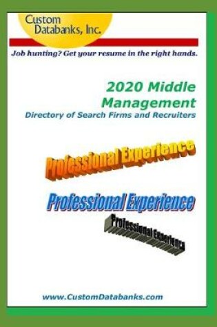 Cover of 2020 Middle Management Directory of Search Firms and Recruiters