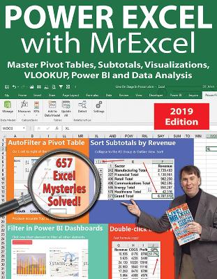 Book cover for Power Excel 2019 with MrExcel