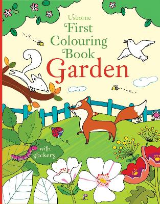 Book cover for First Colouring Book Garden
