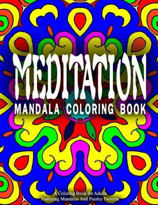 Book cover for MEDITATION MANDALA COLORING BOOK - Vol.9