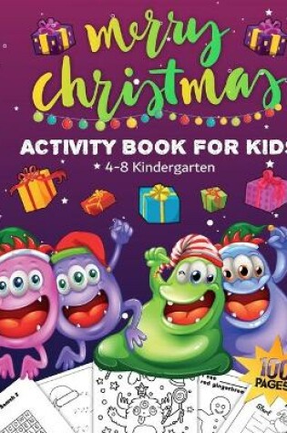 Cover of Christmas Activity Book for Kids Ages 4-8 Kindergarten