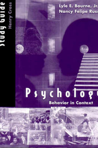 Cover of Psychology: Behavior in Context Study Guide