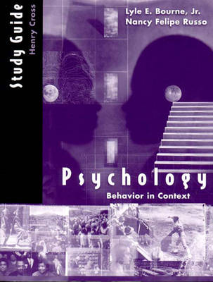 Book cover for Psychology: Behavior in Context Study Guide