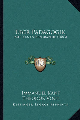 Book cover for Uber Padagogik