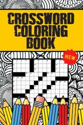 Cover of Crossword Coloring Book