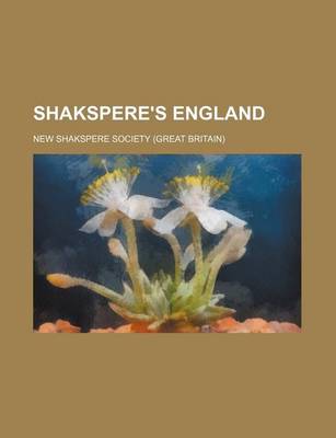 Book cover for Shakspere's England