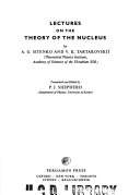 Book cover for Lectures on the Theory of Nucleus