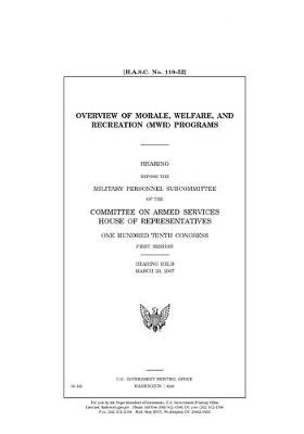 Book cover for Overview of morale, welfare, and recreation (MWR) programs