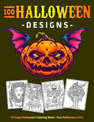 Book cover for 100 Halloween Designs