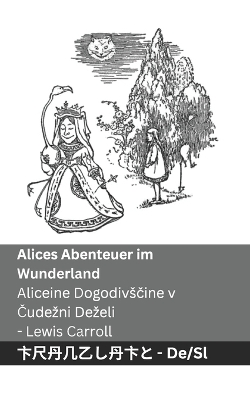 Book cover for Alices Abenteuer im Wunderland / Aliceine Dogodivsčine v Čudezni Dezeli