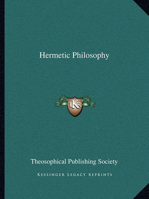 Book cover for Hermetic Philosophy