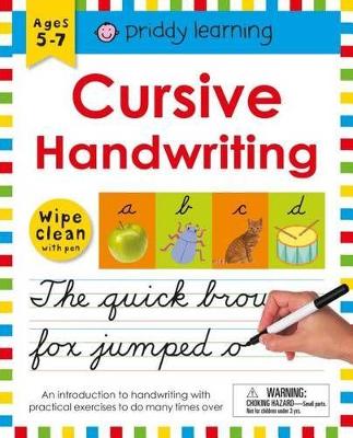 Book cover for Wipe Clean Workbook: Cursive Handwriting