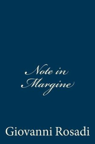 Cover of Note in Margine