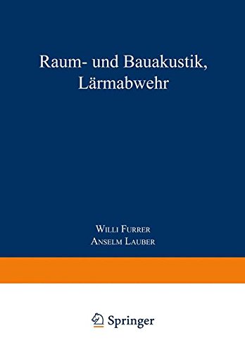 Book cover for Raum- Und Bauakustik, Larmabwehr