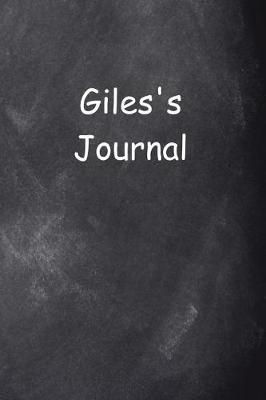 Cover of Giles Personalized Name Journal Custom Name Gift Idea Giles