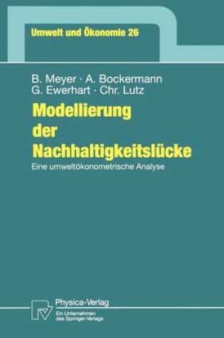 Cover of Modellierung der Nachhaltigkeitslücke