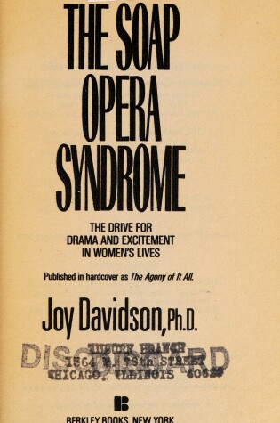 Cover of The Soap Opera Syndrome