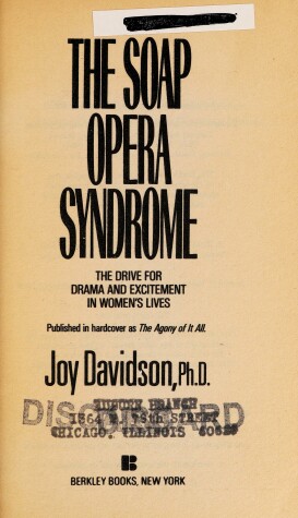 Book cover for The Soap Opera Syndrome