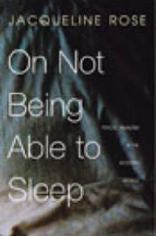 Cover of On Not Being Able To Sleep