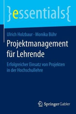 Cover of Projektmanagement fur Lehrende