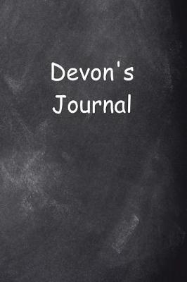 Cover of Devon Personalized Name Journal Custom Name Gift Idea Devon