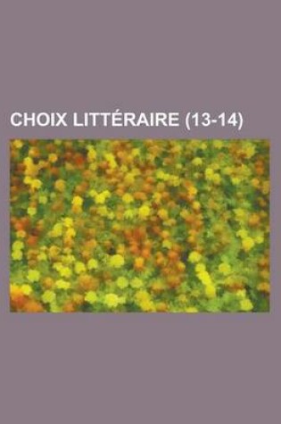 Cover of Choix Litteraire (13-14)