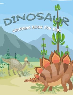 Book cover for Dinosaur Coloring Book For Kids