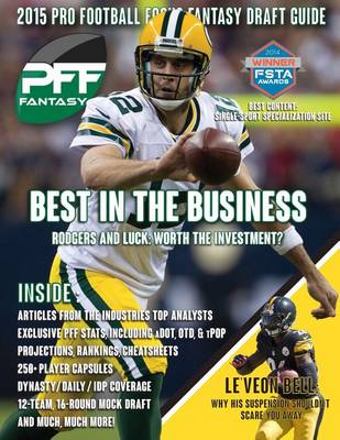 Book cover for 2015 Pro Football Focus Fantasy Draft Guide