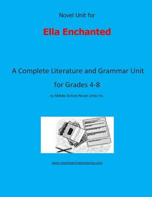 Book cover for Novel Unit for Ella Enchanted