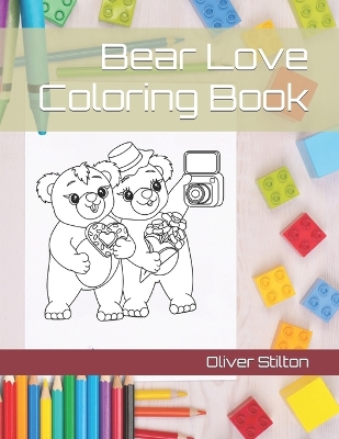 Book cover for Bear Love Coloring Book